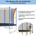 10ft Trampoline With Safety Enclosure Net